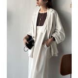 【セットアップ可】自由自在に楽しめる。美シルエットテーラードダブルジャケット | Classical Elf  | 詳細画像12 