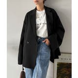 【セットアップ可】自由自在に楽しめる。美シルエットテーラードダブルジャケット | Classical Elf  | 詳細画像17 