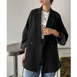 【セットアップ可】自由自在に楽しめる。美シルエットテーラードダブルジャケット | Classical Elf  | 詳細画像18 