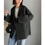 【セットアップ可】自由自在に楽しめる。美シルエットテーラードダブルジャケット | Classical Elf  | 詳細画像36 