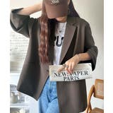 【セットアップ可】自由自在に楽しめる。美シルエットテーラードダブルジャケット | Classical Elf  | 詳細画像38 