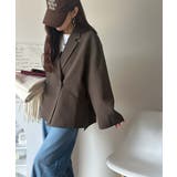 【セットアップ可】自由自在に楽しめる。美シルエットテーラードダブルジャケット | Classical Elf  | 詳細画像41 