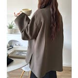 【セットアップ可】自由自在に楽しめる。美シルエットテーラードダブルジャケット | Classical Elf  | 詳細画像46 