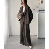 【セットアップ可】自由自在に楽しめる。美シルエットテーラードダブルジャケット | Classical Elf  | 詳細画像48 