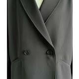 【セットアップ可】自由自在に楽しめる。美シルエットテーラードダブルジャケット | Classical Elf  | 詳細画像52 