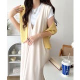 落ち感が美しい。抜け感レイヤードも叶う、上品カットジョーゼットワンピース(ロング… | Classical Elf | 詳細画像11