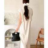 落ち感が美しい。抜け感レイヤードも叶う、上品カットジョーゼットワンピース(ロング… | Classical Elf | 詳細画像12