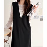 落ち感が美しい。抜け感レイヤードも叶う、上品カットジョーゼットワンピース(ロング… | Classical Elf | 詳細画像15