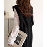 落ち感が美しい。抜け感レイヤードも叶う、上品カットジョーゼットワンピース(ロング… | Classical Elf | 詳細画像16