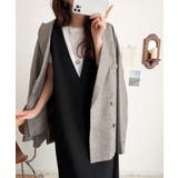 落ち感が美しい。抜け感レイヤードも叶う、上品カットジョーゼットワンピース(ロング… | Classical Elf | 詳細画像19