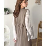 モカ | 落ち感が美しい。抜け感レイヤードも叶う、上品カットジョーゼットワンピース(ロング… | Classical Elf