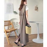 落ち感が美しい。抜け感レイヤードも叶う、上品カットジョーゼットワンピース(ロング… | Classical Elf | 詳細画像27