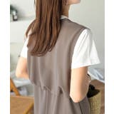 落ち感が美しい。抜け感レイヤードも叶う、上品カットジョーゼットワンピース(ロング… | Classical Elf | 詳細画像30