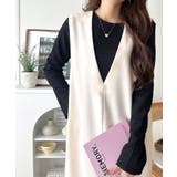 落ち感が美しい。抜け感レイヤードも叶う、上品カットジョーゼットワンピース(ロング… | Classical Elf | 詳細画像1