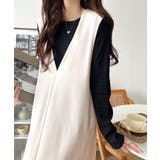 落ち感が美しい。抜け感レイヤードも叶う、上品カットジョーゼットワンピース(ロング… | Classical Elf | 詳細画像4