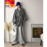 大人の甘さを効かせた、着映えトップス。ウエストタック配色ダブルカラーストライプブ… | Classical Elf | 詳細画像25