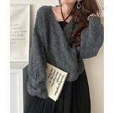 これでコーデ完成の優秀セット！カシュクールウール混ニット×キャミワンピース（セッ… | Classical Elf  | 詳細画像12 