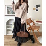 これでコーデ完成の優秀セット！カシュクールウール混ニット×キャミワンピース（セッ… | Classical Elf  | 詳細画像30 