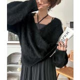 これでコーデ完成の優秀セット！カシュクールウール混ニット×キャミワンピース（セッ… | Classical Elf  | 詳細画像6 