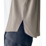 着まわし万能な大人トップス。比翼バンドカラーフレンチスリーブシャツ | Classical Elf  | 詳細画像20 