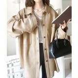 滑らかフェイクスエード素材の上質シャツジャケット | Classical Elf | 詳細画像5