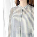 【冷房・ 紫外線・日焼け対策】コーデに抜け感を演出。シアーストライプシャツ | Classical Elf | 詳細画像17