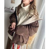 大人カジュアル。ワンポイント胸刺繍入りフリース×キルトハーフジッププルオーバー | Classical Elf | 詳細画像3