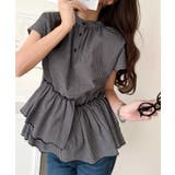 大人カジュアルに活躍。前後2wayサッカー素材アシンメトリーティアードフリルプル… | Classical Elf  | 詳細画像20 