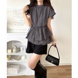 大人カジュアルに活躍。前後2wayサッカー素材アシンメトリーティアードフリルプル… | Classical Elf  | 詳細画像23 