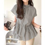 大人カジュアルに活躍。前後2wayサッカー素材アシンメトリーティアードフリルプル… | Classical Elf  | 詳細画像31 