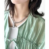 高級感漂う春夏の必需品!前後2WAYギャザーリボンシアーブラウス(半袖) | Classical Elf | 詳細画像49