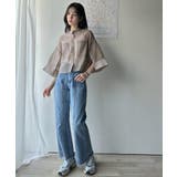 ゆるっと大人の余裕。ワイドハーフスリーブシアーバンドカラーショートシャツ | Classical Elf | 詳細画像27