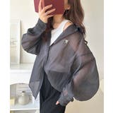 シアーなゆるシルエット。胸ワンポイント刺繍ビッグシアーシャツ | Classical Elf | 詳細画像15