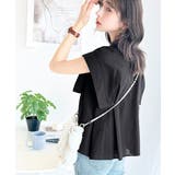 上品さとカジュアルのミックス。サッカー素材前後2wayバンドカラーウエストタック… | Classical Elf  | 詳細画像9 