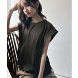 チャコール | 大人のこなれ感、前後2wayウエストタックカットソー | Classical Elf