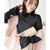 大人の上品な華やかさを演出する。キャンディースリーブシアーメロートップス | Classical Elf | 詳細画像2