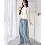 360度可愛い♪フレアスリーブバンドカラーブラウス（長袖） | Classical Elf  | 詳細画像7 