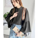 360度可愛い♪フレアスリーブバンドカラーブラウス（長袖） | Classical Elf  | 詳細画像10 