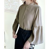 360度可愛い♪フレアスリーブバンドカラーブラウス（長袖） | Classical Elf  | 詳細画像17 