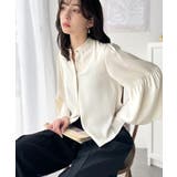 360度可愛い♪フレアスリーブバンドカラーブラウス（長袖） | Classical Elf  | 詳細画像3 