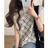 レトロ感漂うトレンド♪前後2WAYクロシェレースフレンチスリーブカットソー | Classical Elf  | 詳細画像11 