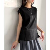 上品フェミニンに決まる。裾シアープリーツライトダンボールフレンチスリーブ風Tシャ… | Classical Elf  | 詳細画像9 