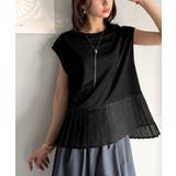 上品フェミニンに決まる。裾シアープリーツライトダンボールフレンチスリーブ風Tシャ… | Classical Elf  | 詳細画像14 