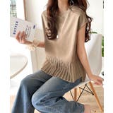 上品フェミニンに決まる。裾シアープリーツライトダンボールフレンチスリーブ風Tシャ… | Classical Elf  | 詳細画像23 