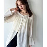 着るたび煌めきときめく。2wayオフショルチュニックギャザーシアーシャツ | Classical Elf | 詳細画像5