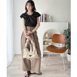 ”きれいめラフ”にこれ一択♪胸元ツイストリボンデザインTシャツ(半袖) | Classical Elf | 詳細画像9
