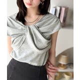 ”きれいめラフ”にこれ一択♪胸元ツイストリボンデザインTシャツ(半袖) | Classical Elf | 詳細画像11