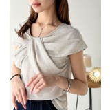 ”きれいめラフ”にこれ一択♪胸元ツイストリボンデザインTシャツ(半袖) | Classical Elf | 詳細画像20