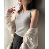 大人お洒落はさりげなくきらめくラメ◎ラメ入りアメスリテレコタンクトップ | Classical Elf | 詳細画像38