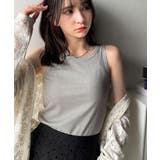 大人お洒落はさりげなくきらめくラメ◎ラメ入りアメスリテレコタンクトップ | Classical Elf | 詳細画像39